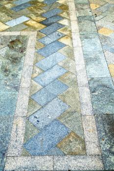 in   asia  bangkok thailand abstract pavement cross stone step in the  temple 