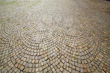 cardano campo street lombardy italy  varese abstract   pavement of a curch and marble