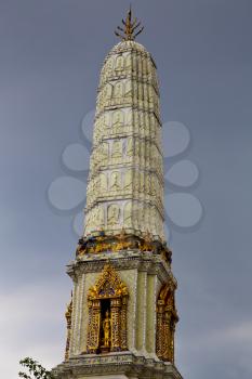 bangkok in   temple  thailand abstract cross colors roof  wat  palaces   asia sky   and  colors religion mosaic rain 
