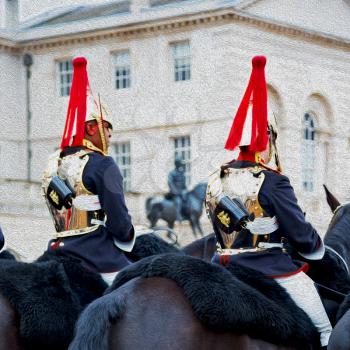 in london england horse and cavalry for     the queen