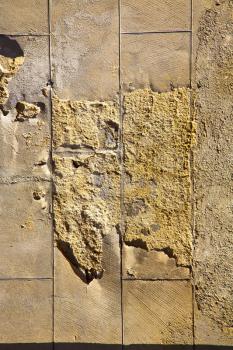 mornago lombardy italy  varese abstract   wall of a curch broke brike pattern 