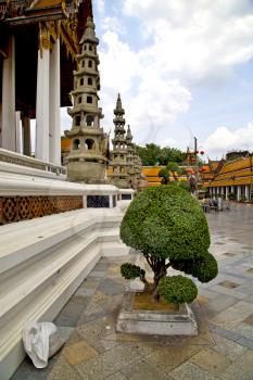 kho samui bangkok in thailand incision of the buddha gold      temple