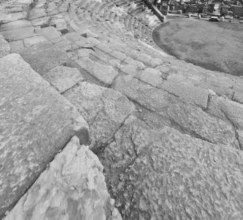  old  temple and theatre in arykanda antalya turkey asia sky and ruins