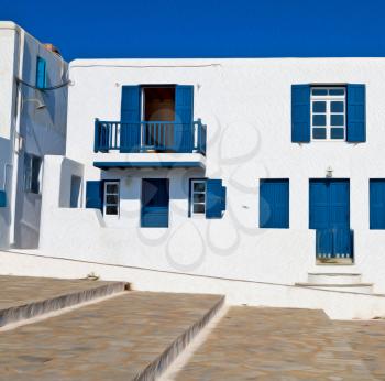   isle of     greece antorini europe old house and white color