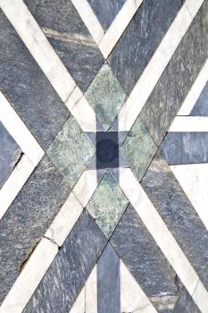 busto arsizio  street lombardy italy  varese abstract   pavement of a curch and marble