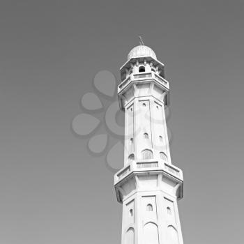  minaret and religion in clear sky in oman muscat the old mosque