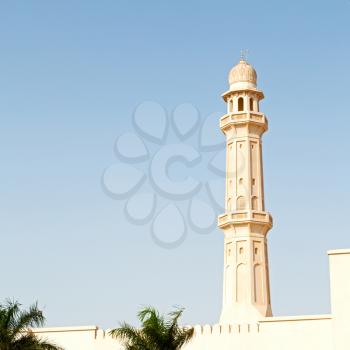  minaret and religion in clear sky in oman muscat the old mosque