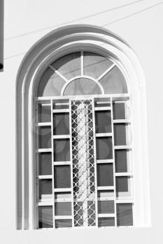 in oman the old ornate window  for the mosque