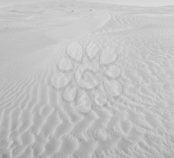 the empty quarter and outdoor  sand dune in oman old desert rub al khali 