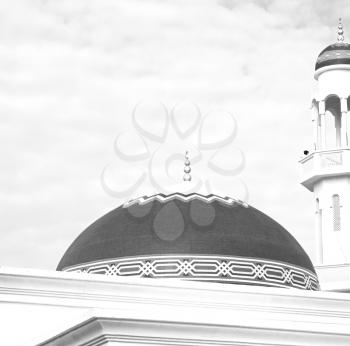  minaret and religion in clear sky in oman muscat the old mosque