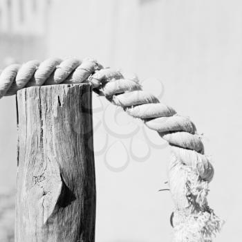 white rope dirty  and old like abstract background