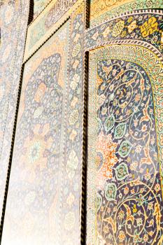 in iran  blur  islamic mausoleum old   architecture mosque mosaic
