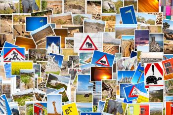 images from all over the south africa in a    patchwork