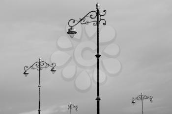 in oman     the sky of   lantern    and   abstract illumination