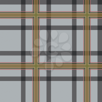 Seamless checkered vector pattern with grayish tints