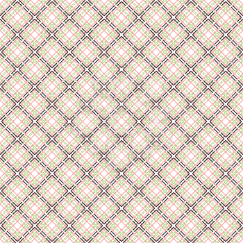 Mesh seamless vector pattern with single and double dashed lines. Repeat background with geometrical array over white background