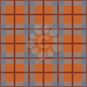 Seamless rhombic vector pattern mainly in grey and orange hues