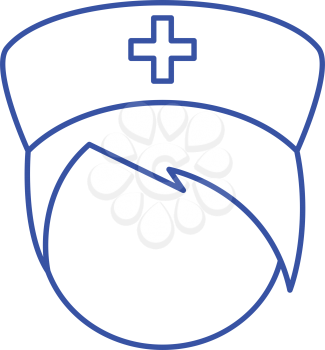 Simple thinline nurse icon
