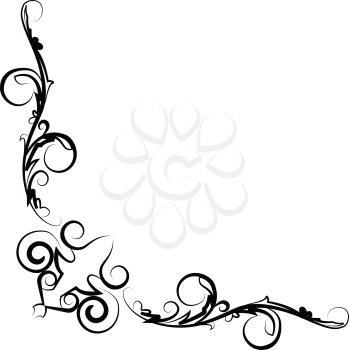 simple thin line artistic border 1 icon vector