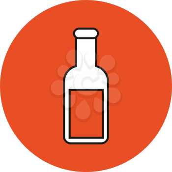 simple flat colour potion icon vector