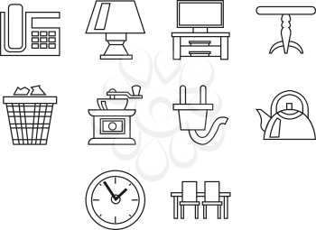 collection of home icon vector