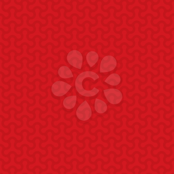 Red Neutral Seamless Pattern for Modern Design in Flat Style. Tileable Geometric Vector Background.