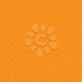 Orange Linear Weaved Seamless Pattern. Neutal tileable vector background.