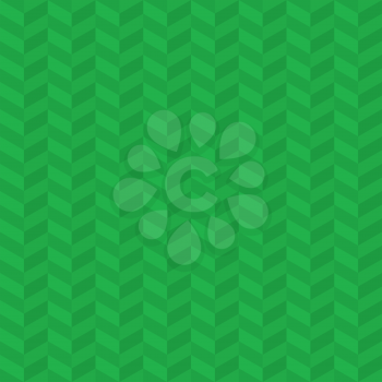 Green Chevron Pattern. Neutral Seamless Herringbone Wallpaper Pattern for Modern Design in Flat Style. Tileable Geometric Tech Vector Background.
