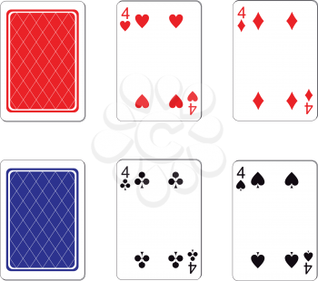 Vector. Playing card set 11