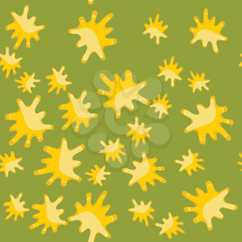 Yellow blot cartoon seamless texture 616