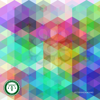 Abstract Hexagon Colorful Background for business. Vector illustration