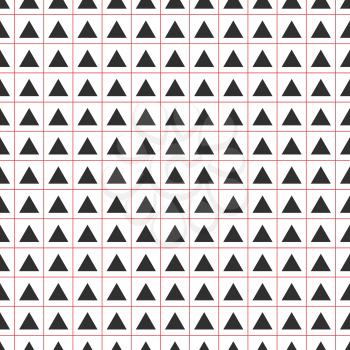 Simple Triangles Geometric Seamless Pattern Vector illustration. EPS10
