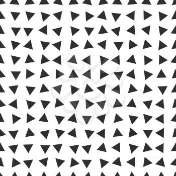Simple Triangles Geometric Seamless Pattern Vector illustration. EPS10
