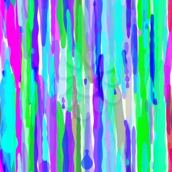 Abstract Colorful Drip Seamless Pattern. Vector illustration