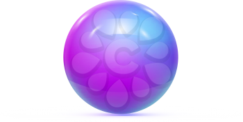 Realistic Pearl Ball or Sphere. Vector illustration