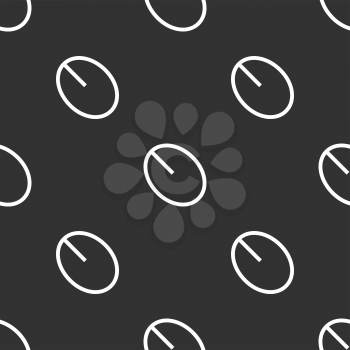 Seamless mouse pattern on a black background