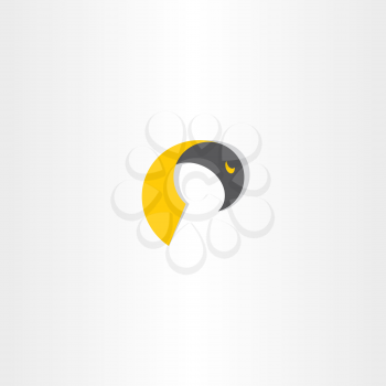 eagle bird abstract vector icon design emblem