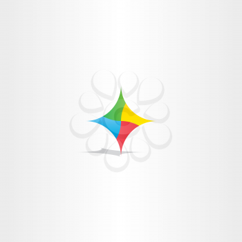 colorful abstract technology logo icon element design 