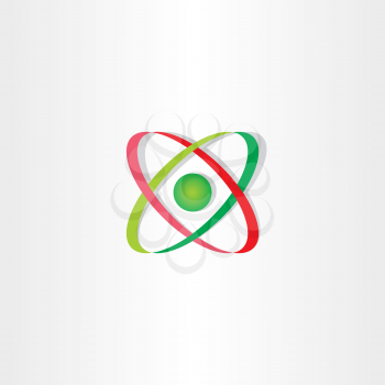 molecule icon atom symbol logo vector sign