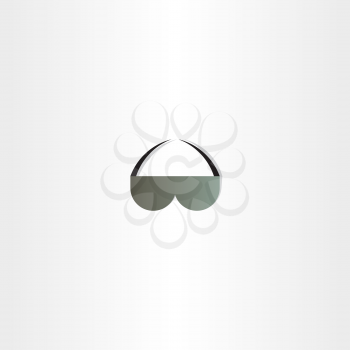 sunglasses vector icon abstract design symbol 