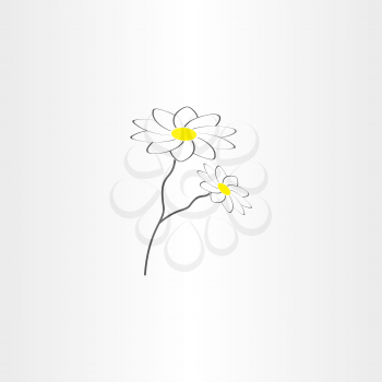 chamomile icon vector design element
