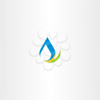 fresh water icon logo sign vector design