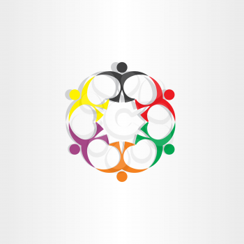 people teamwork team concept icon sign 