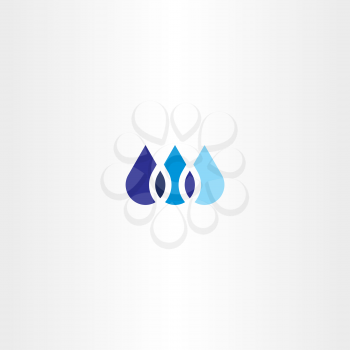 rain logo icon vector design element