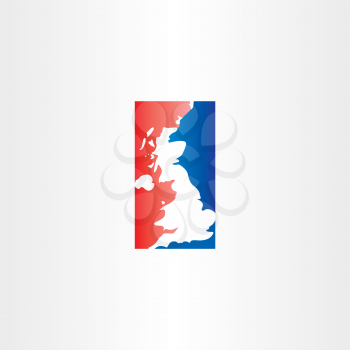 united kingdom logo icon vector map element