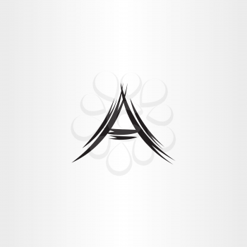 a logo letter black icon symbol design