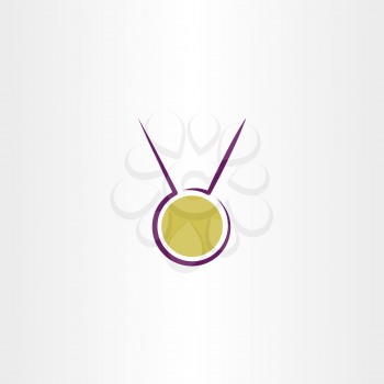 medal award vector icon design