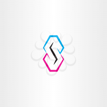 s letter logo symbol element vector design 