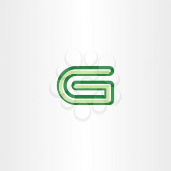 green g letter vector symbol logo