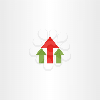 house arrows icon logo symbol 
